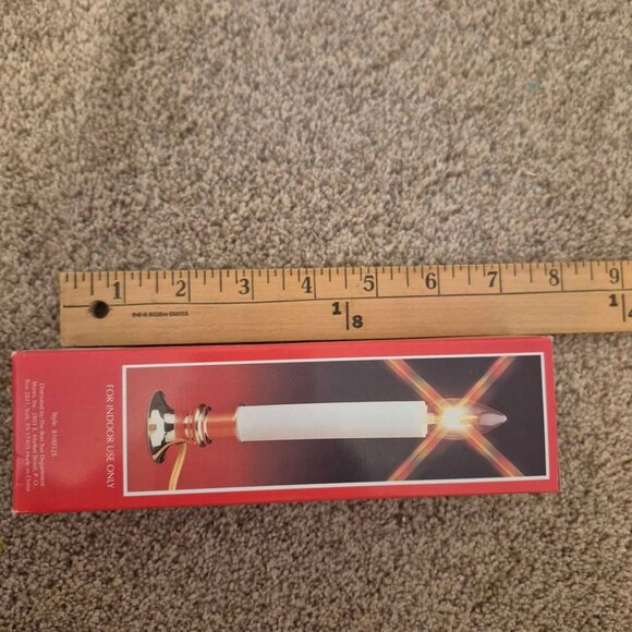 5 Electric Window Candle Light Glass Bulb Dusk To Dawn Sensor Light Brass  Base - Picture 10 of 10